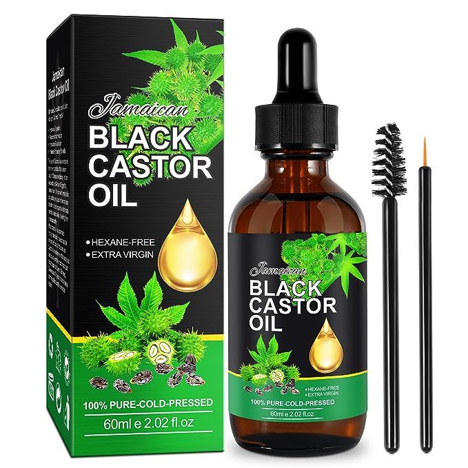 Black Castor Oil Massage Oil Hair Care Essential Oil Cross-border Black Castor Oil Massage Oil Hair Care Essential Oil Cross-border